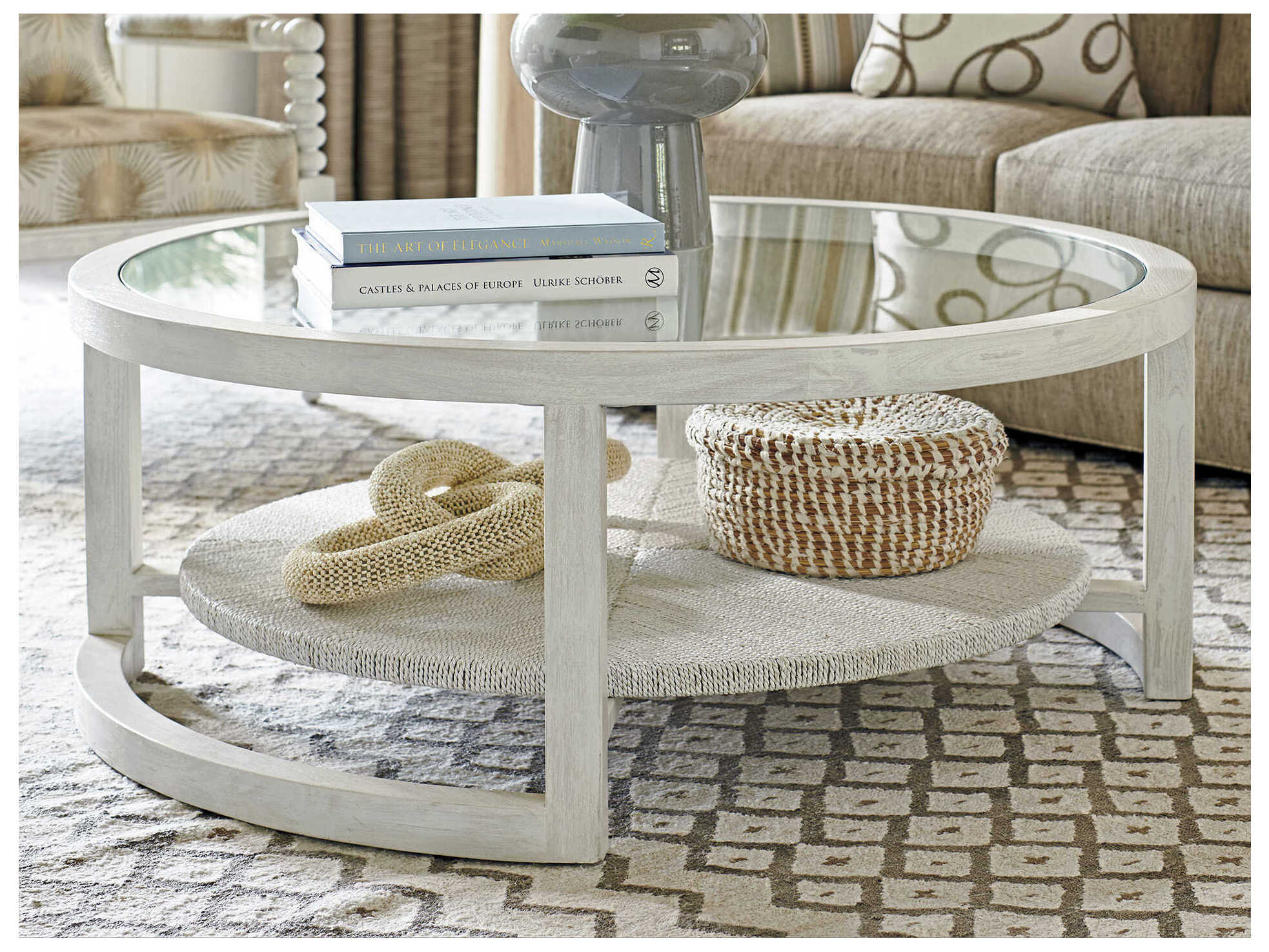 Tommy Bahama Ocean Breeze Pompano Round Coffee Table