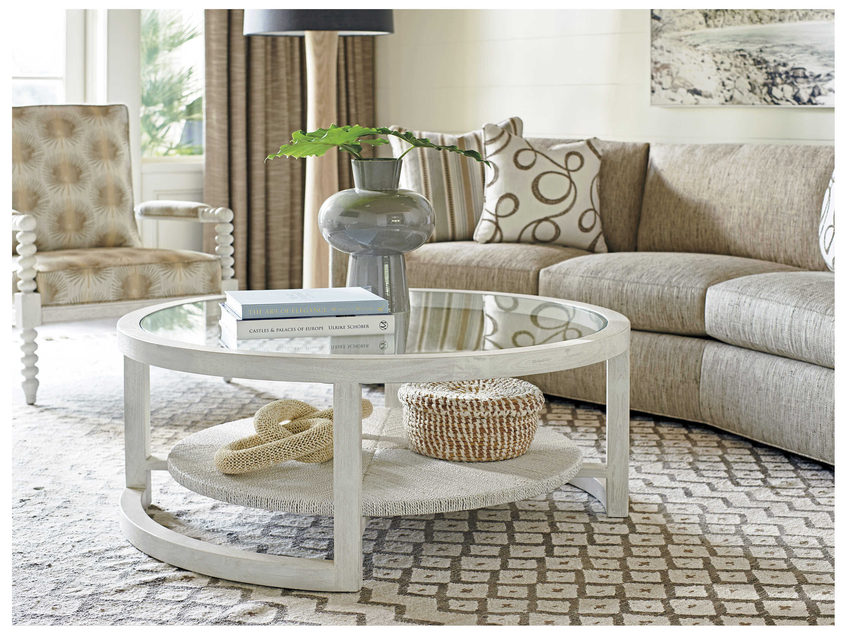 Tommy Bahama Ocean Breeze Pompano Round Coffee Table