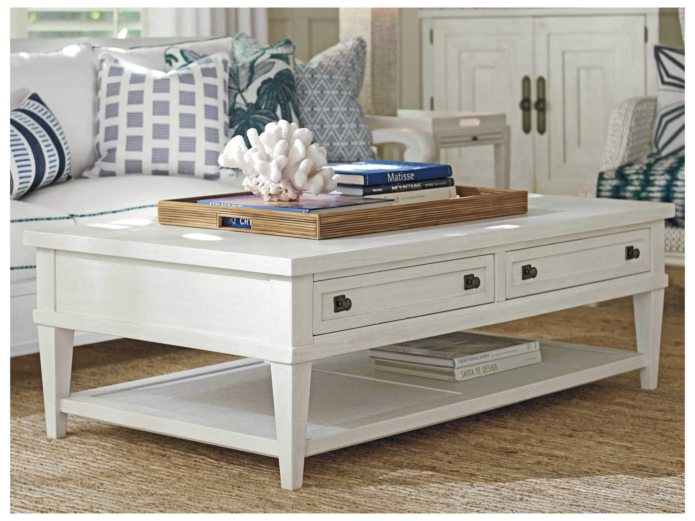 Tommy Bahama Ocean Breeze Palm Coast Rectangular Coffee Table