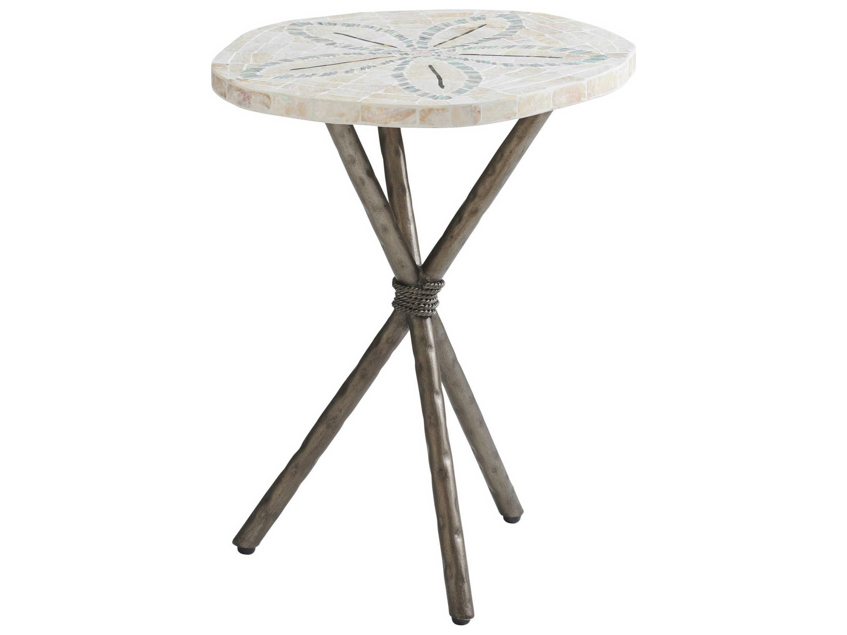 Tommy Bahama Ocean Breeze Sand Dollar End Table