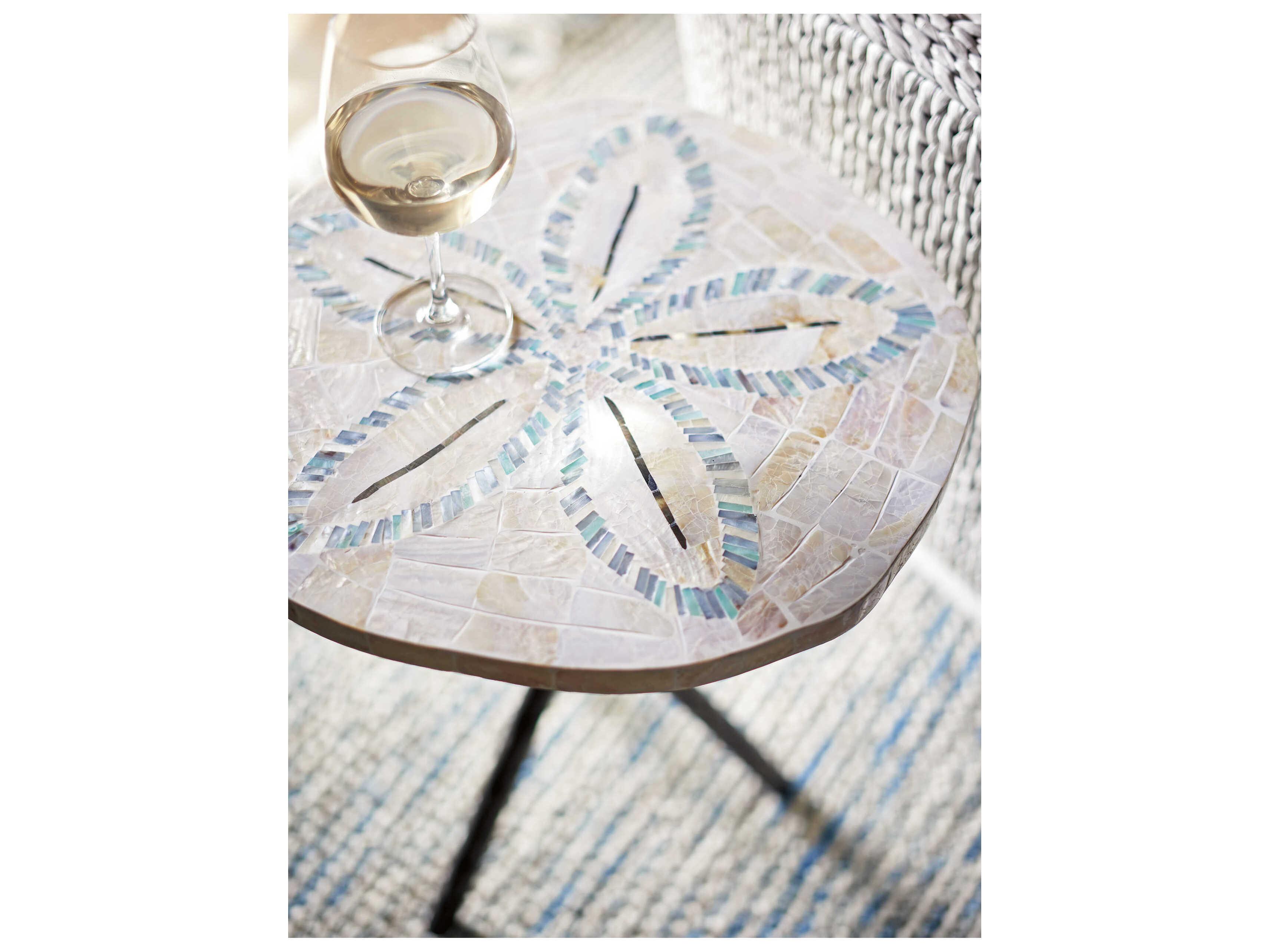 Tommy Bahama Ocean Breeze Sand Dollar End Table