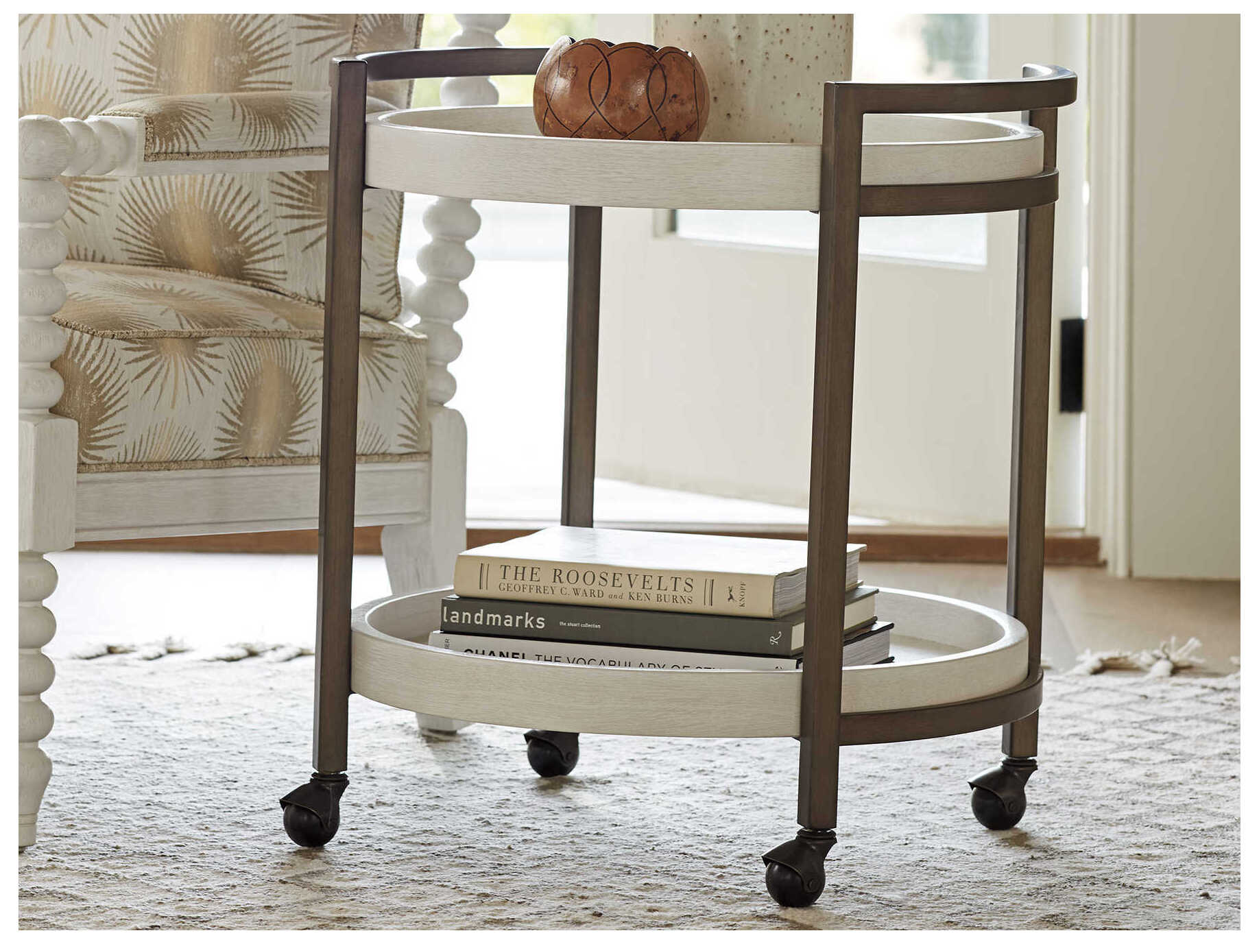 Tommy Bahama Ocean Breeze Osprey Cart End Table