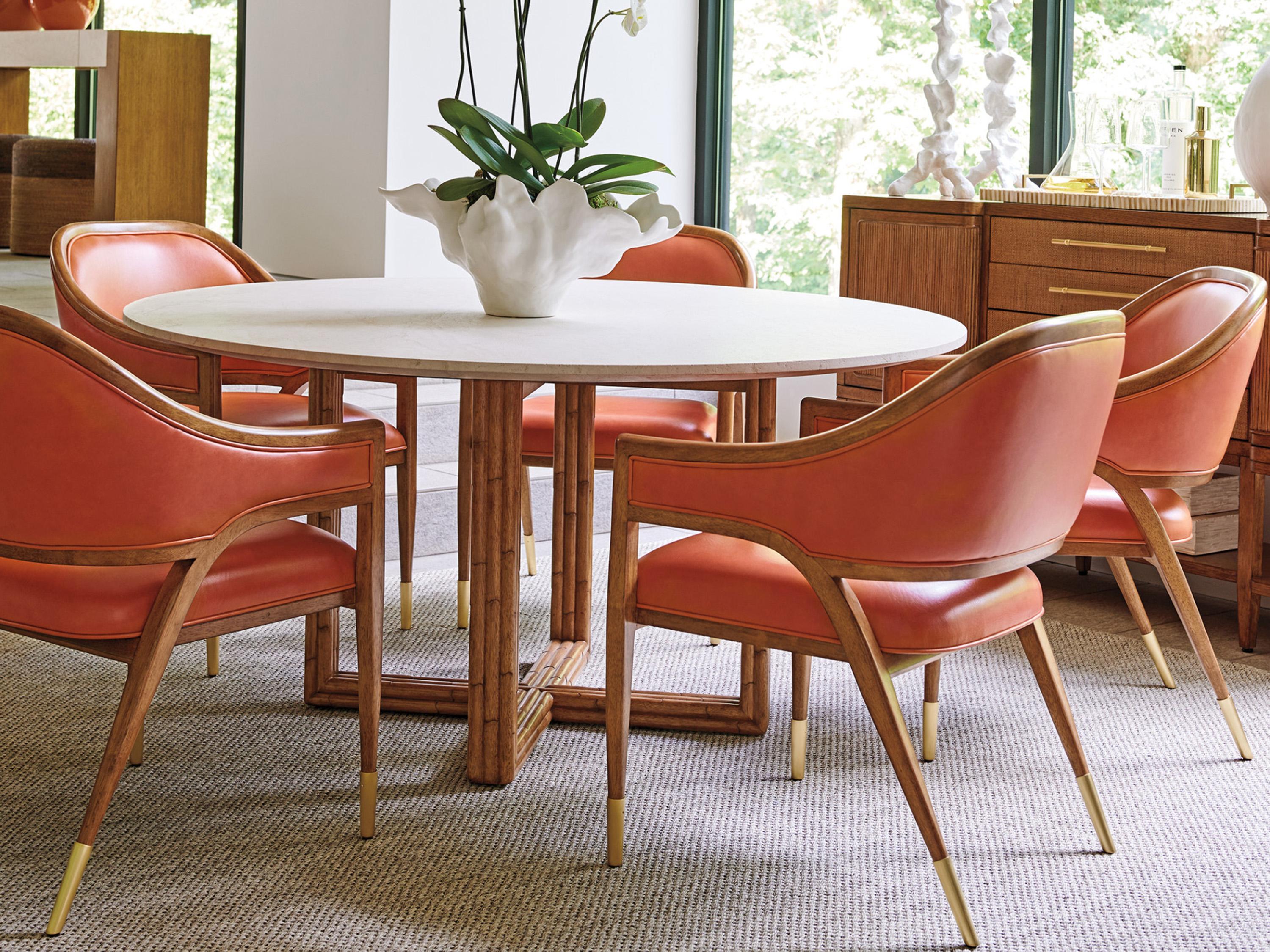 Tommy Bahama Palm Desert Woodard Round Dining Table