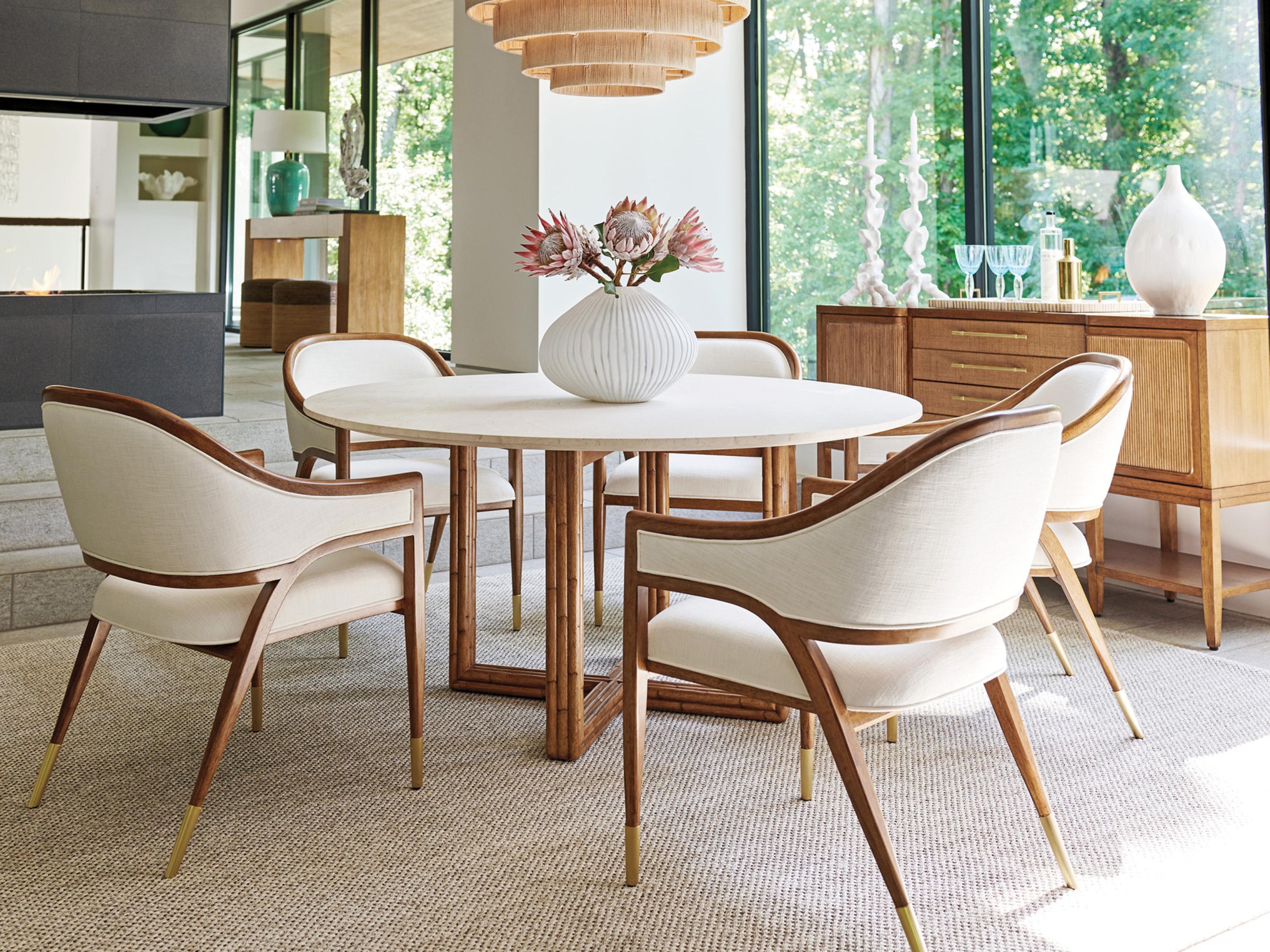 Tommy Bahama Palm Desert Jameson Upholstered Dining Arm Chair