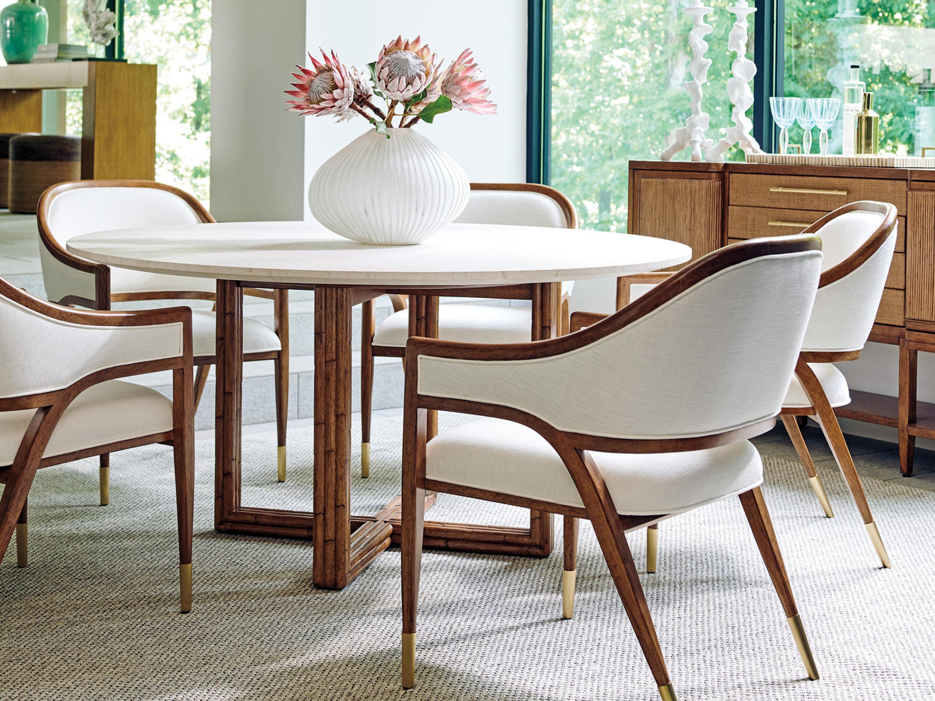 Tommy Bahama Palm Desert Jameson Upholstered Dining Arm Chair