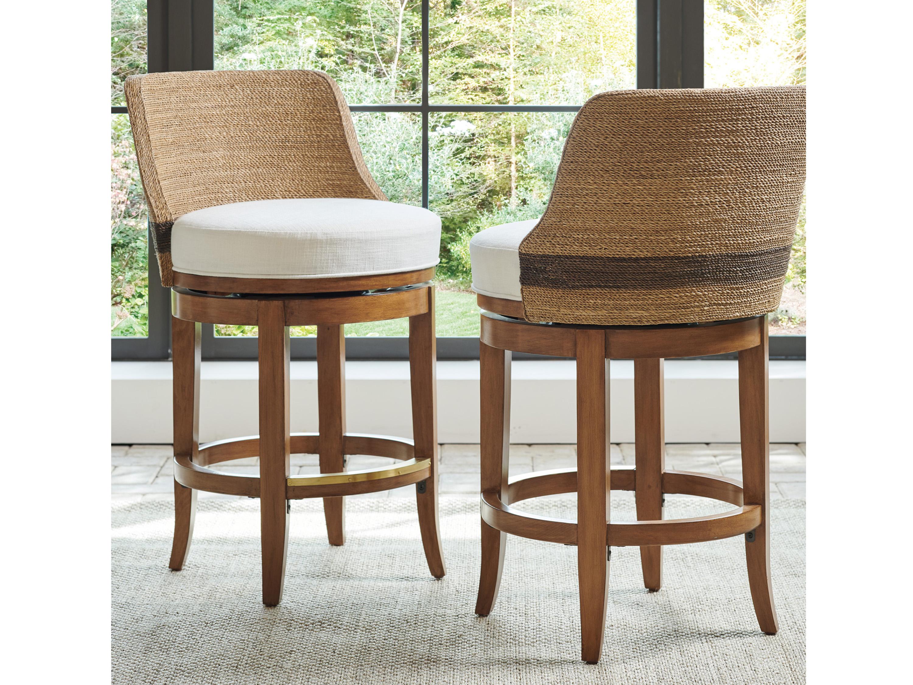 Tommy Bahama Palm Desert Kipton Swivel Counter Stool