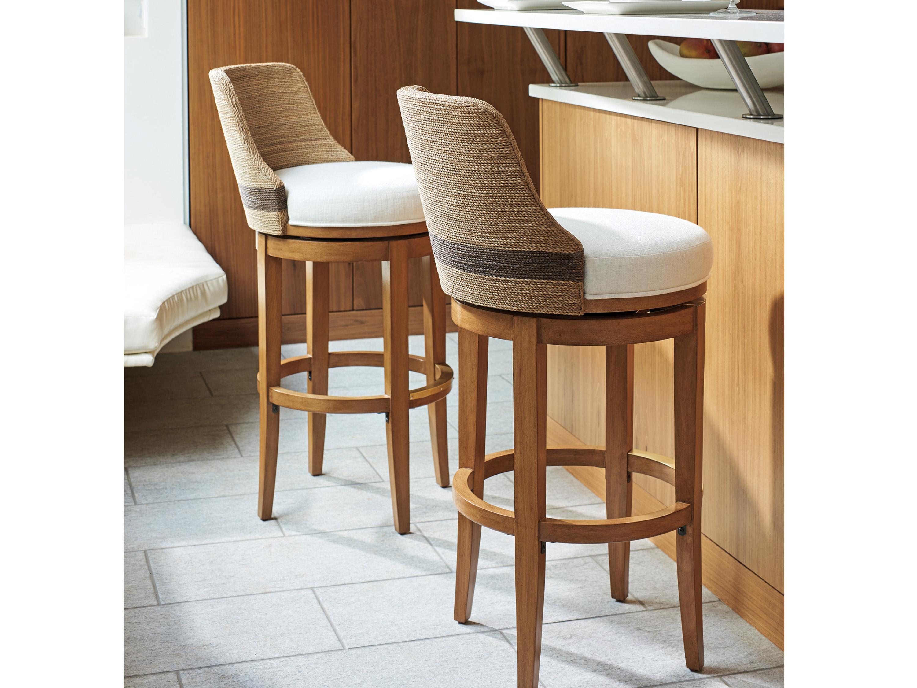 Tommy Bahama Palm Desert Kipton Swivel Bar Stool