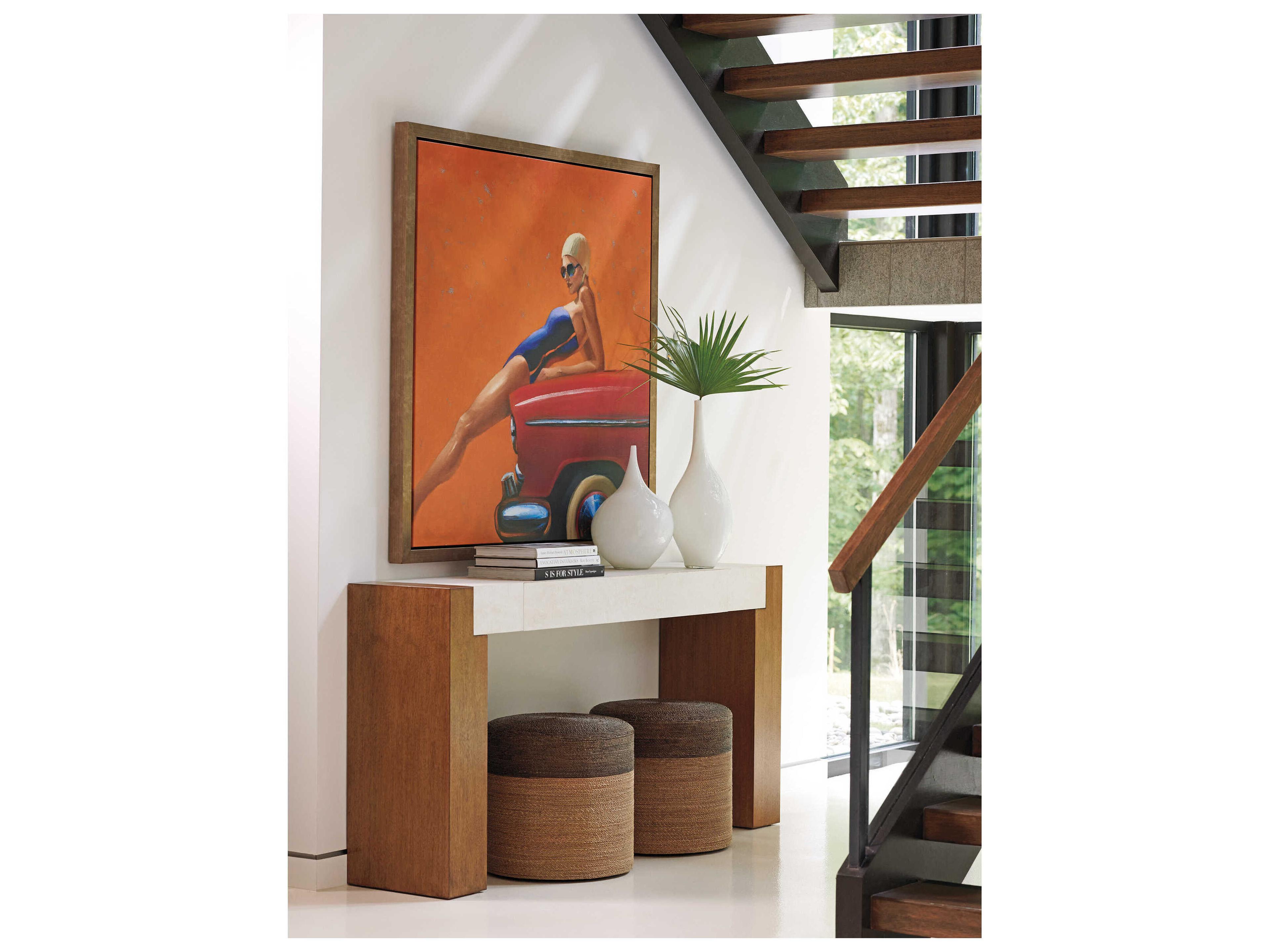 Tommy Bahama Palm Desert Highlands Woven Ottoman