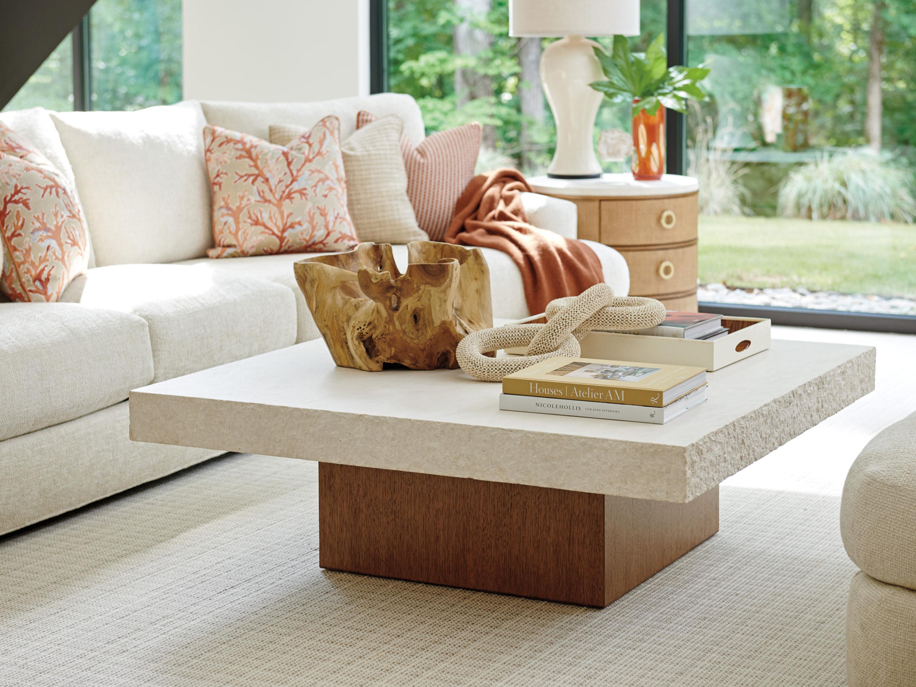 Tommy Bahama Palm Desert Shadow Mountain Square Coffee Table