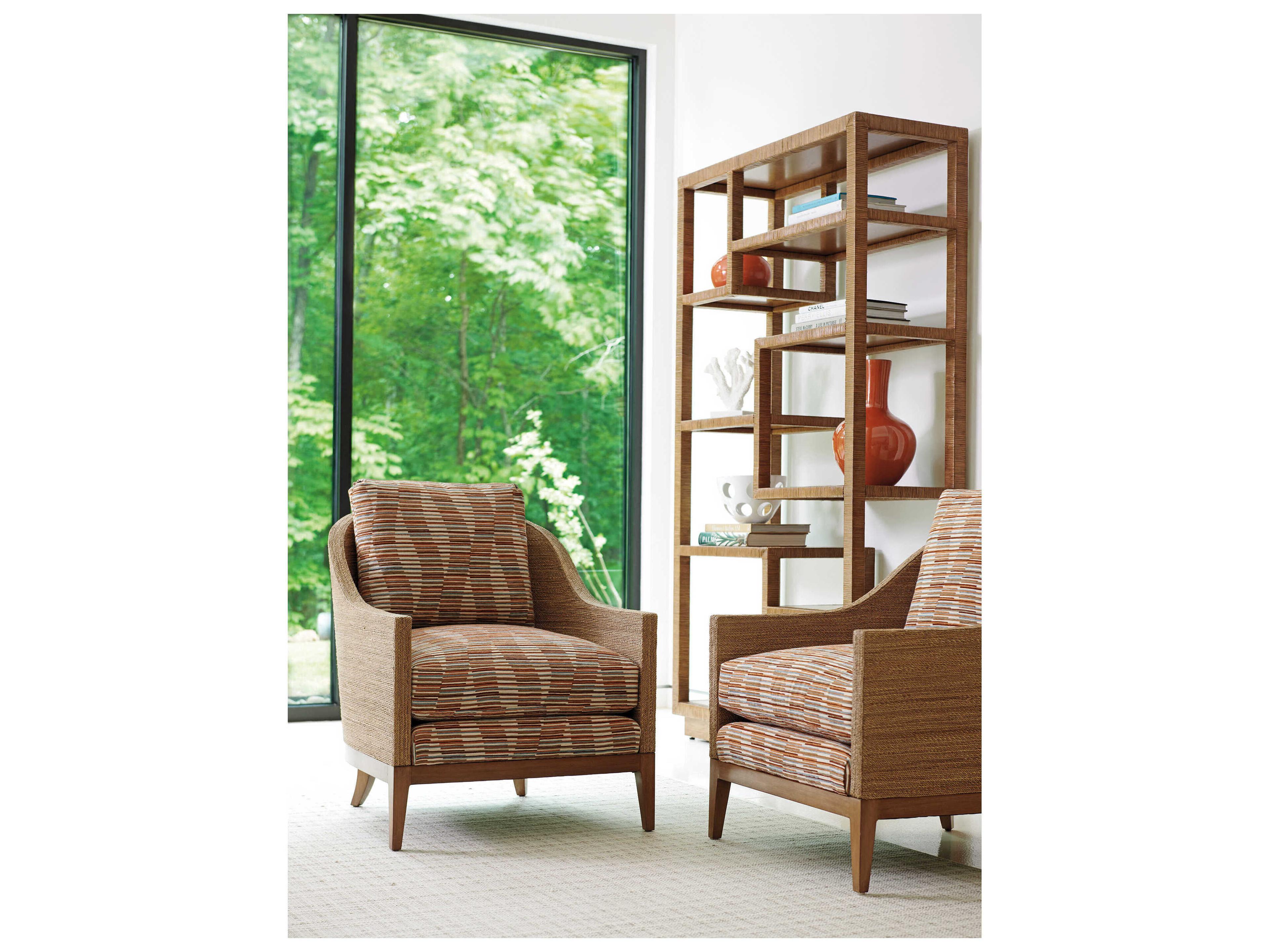 Tommy Bahama Palm Desert Bryce Raffia Etagere