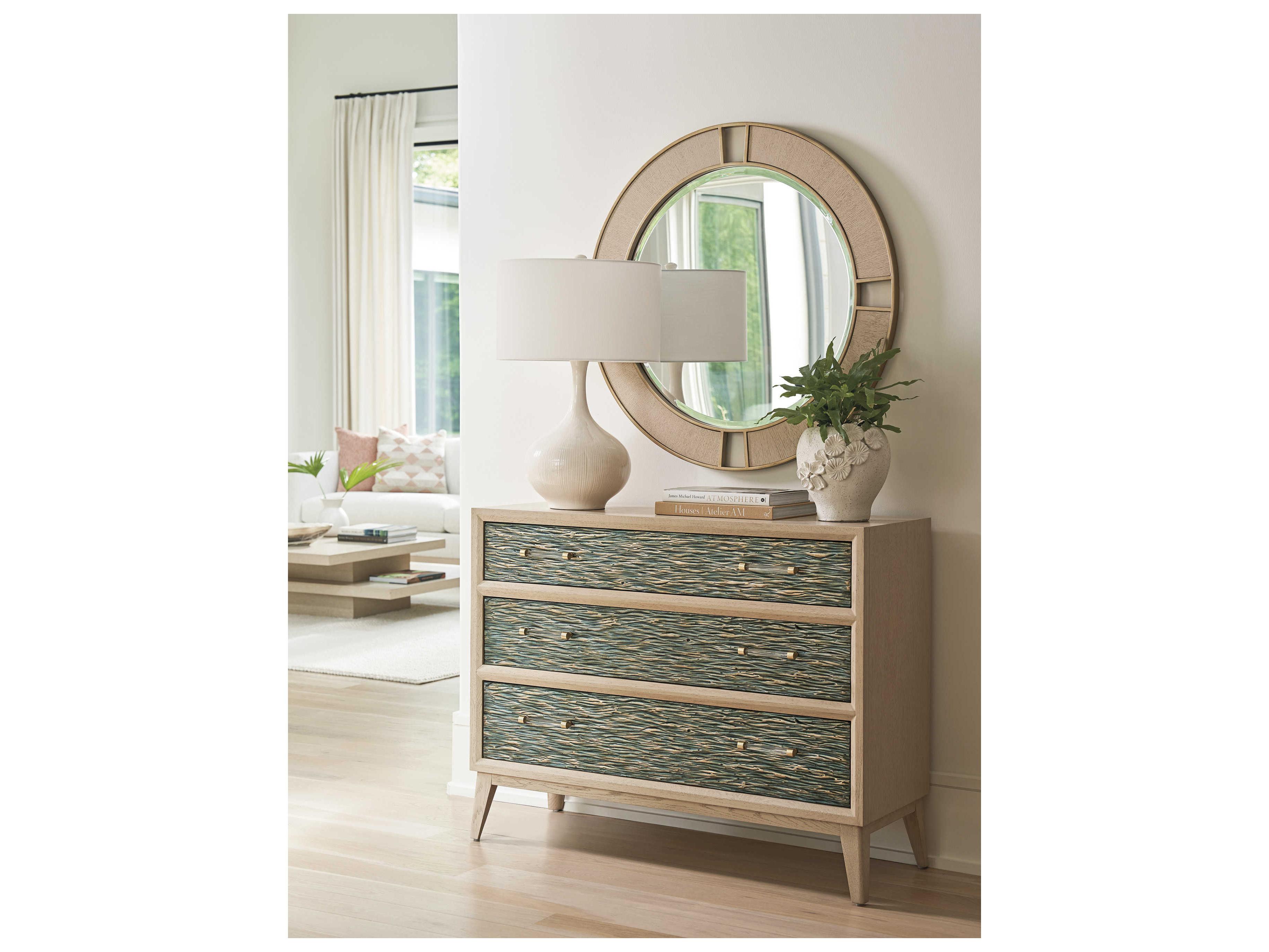 Tommy Bahama Sunset Key Nina Round Wall Mirror