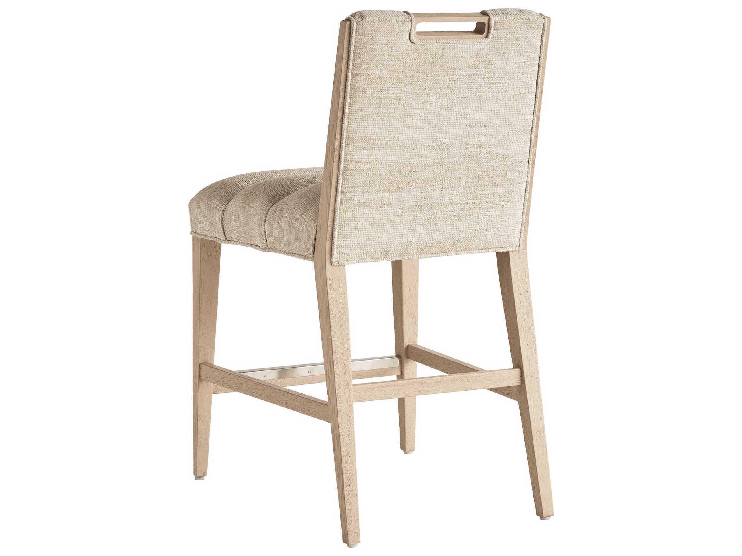 Tommy Bahama Sunset Key Greer Channeled Fabric Counter Stool