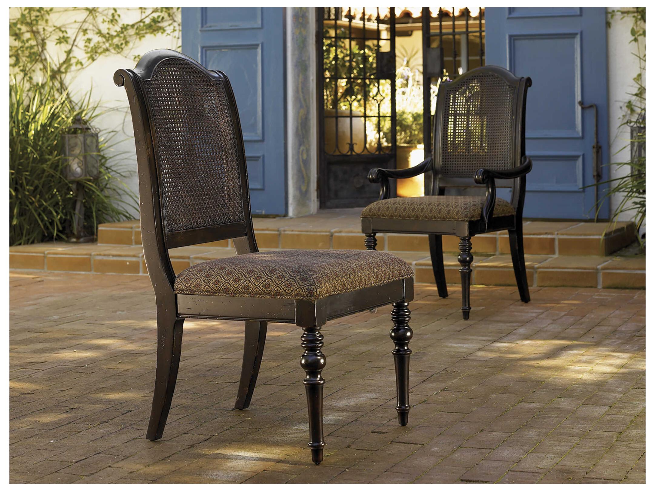 Tommy Bahama Kingstown Brown Upholstered Isla Verde Side Dining Chair