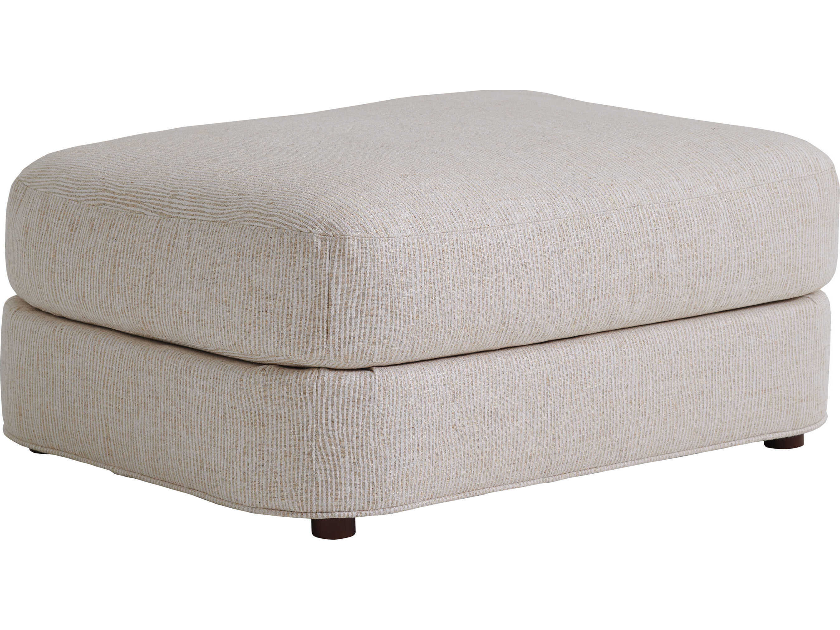 Tommy Bahama Palm Desert Beige Upholstered Ottoman