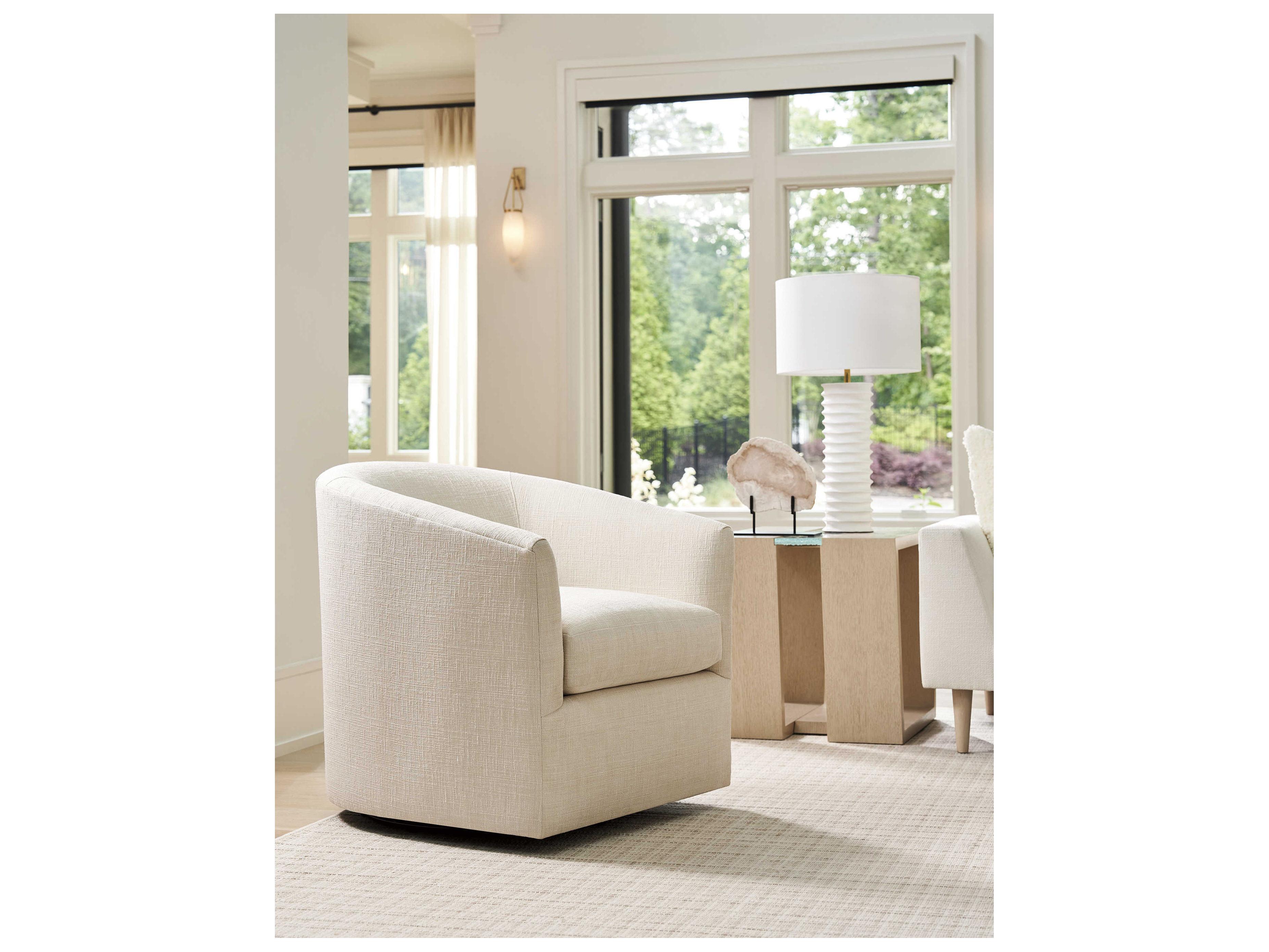 Tommy Bahama Sunset Key Candice Swivel Fabric Accent Chair