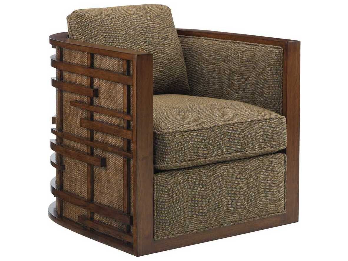 Tommy Bahama Island Fusion Loose Back Semerang Swivel Accent Chair