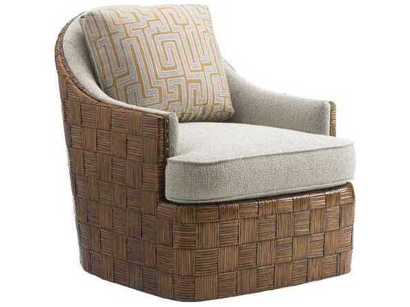 Tommy Bahama Island Fusion Loose Back Nagano Swivel Accent Chair