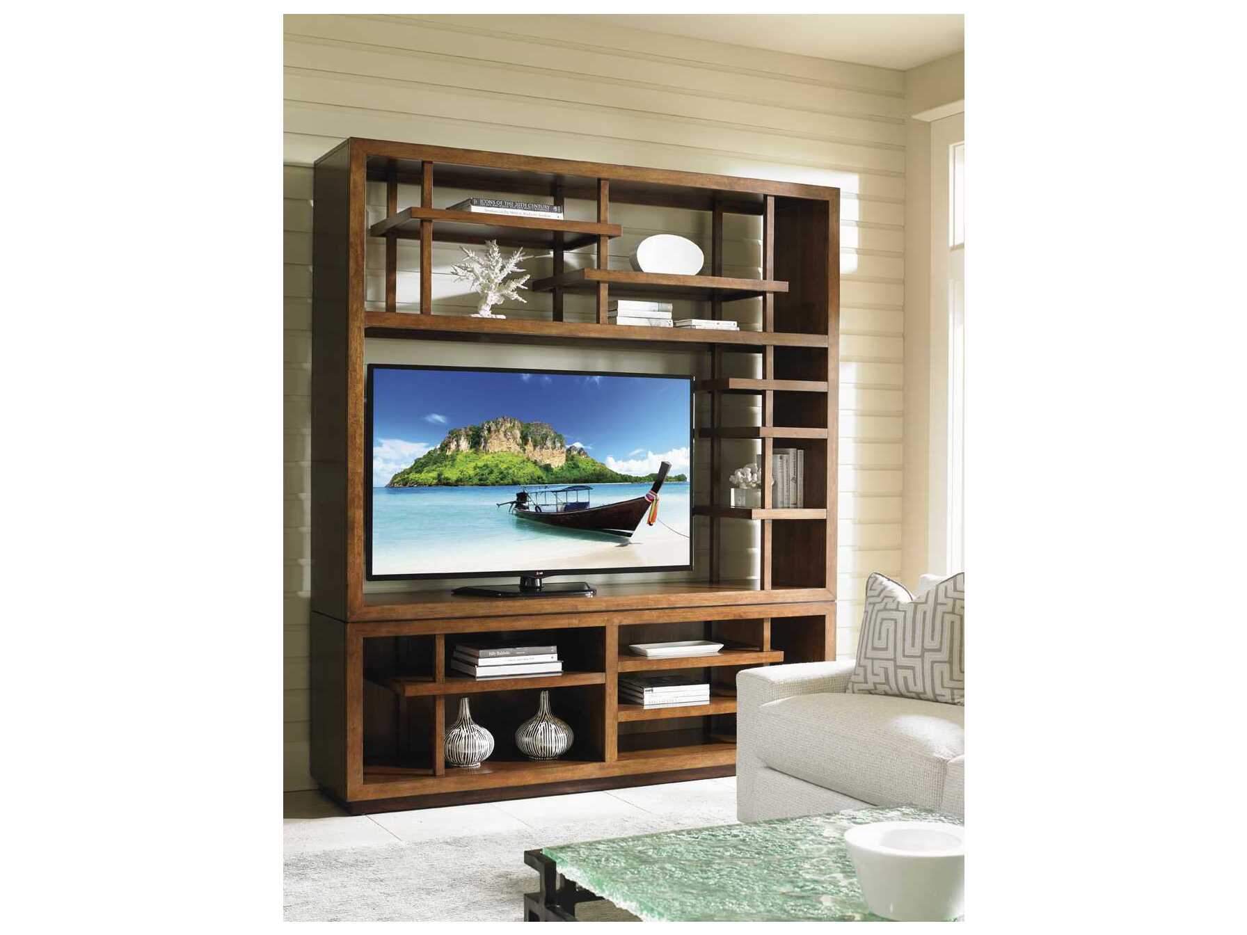 Tommy Bahama Island Fusion Taipei Media Bookcase