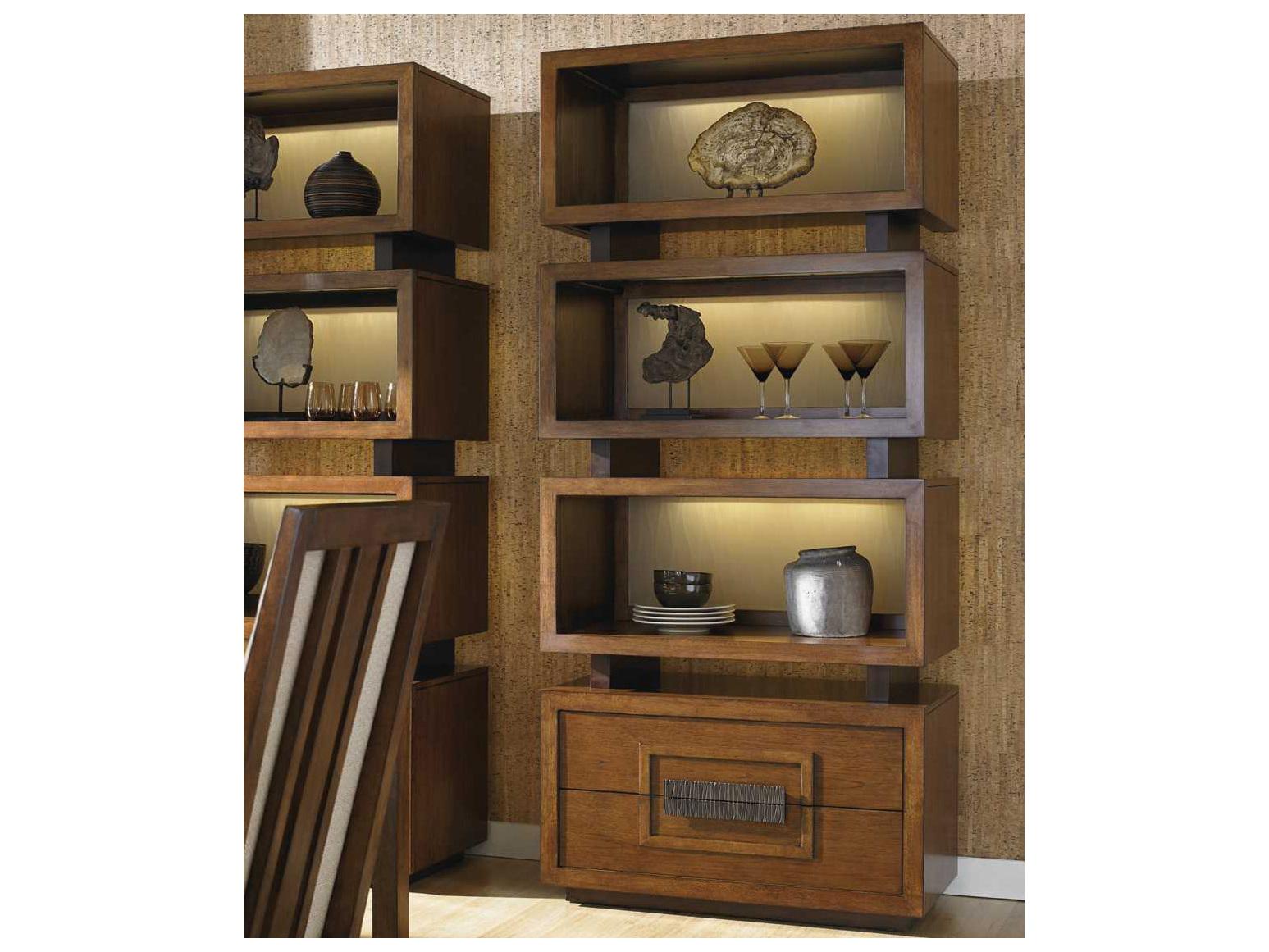 Tommy Bahama Island Fusion Tonga Tiered Bookcase