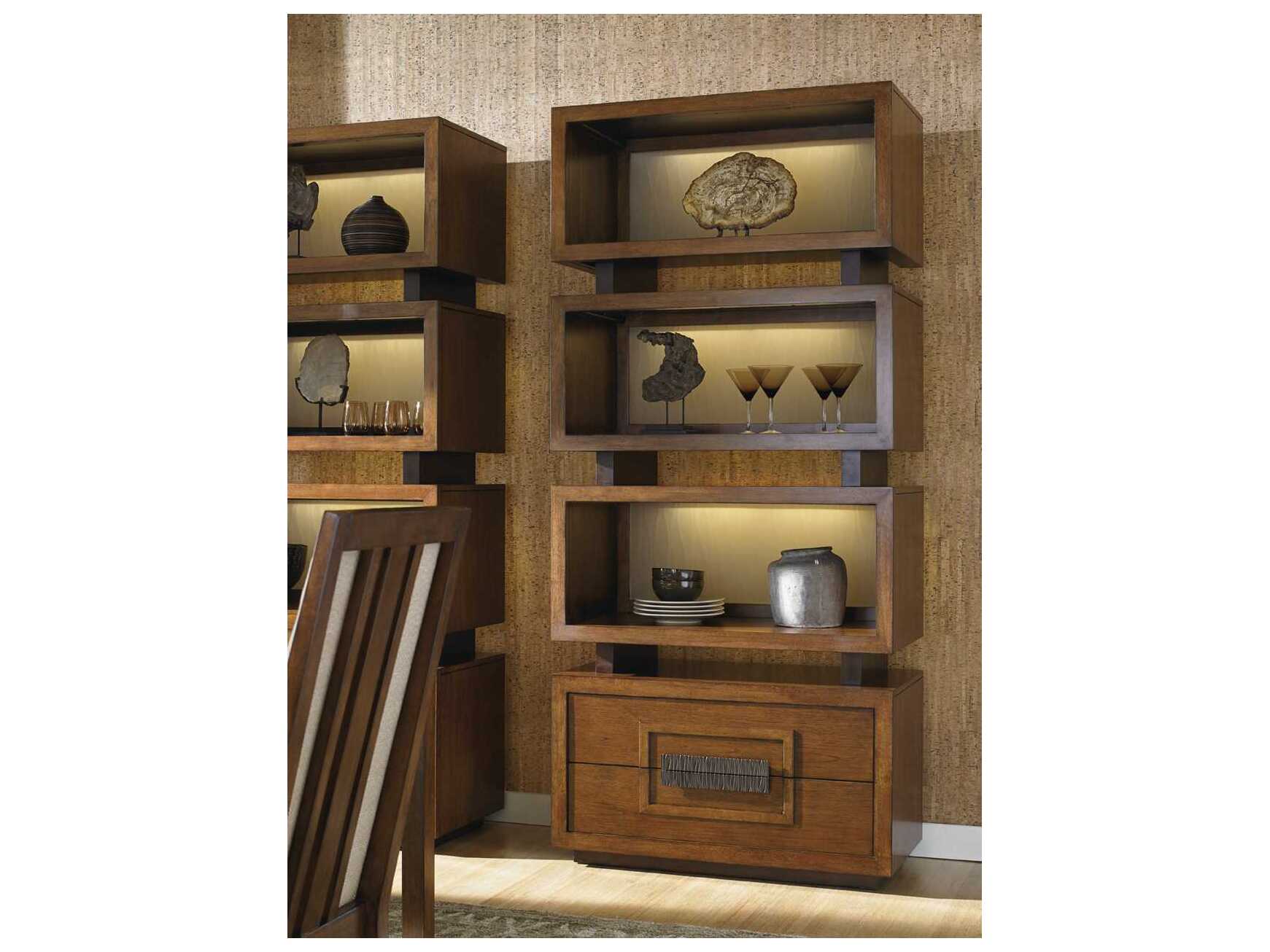 Tommy Bahama Island Fusion Tonga Tiered Bookcase