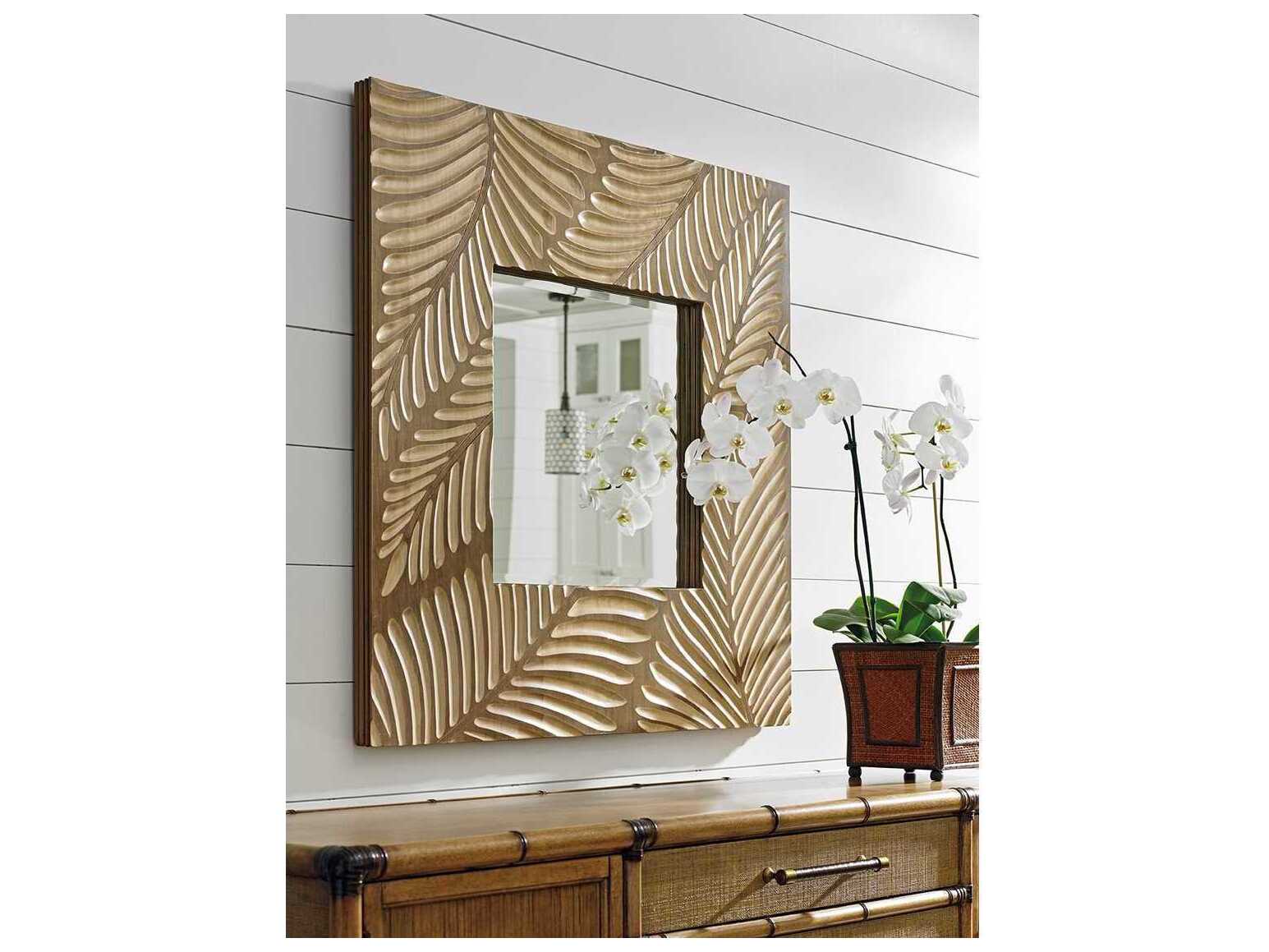 Tommy Bahama Twin Palms Freeport Square Wall Mirror