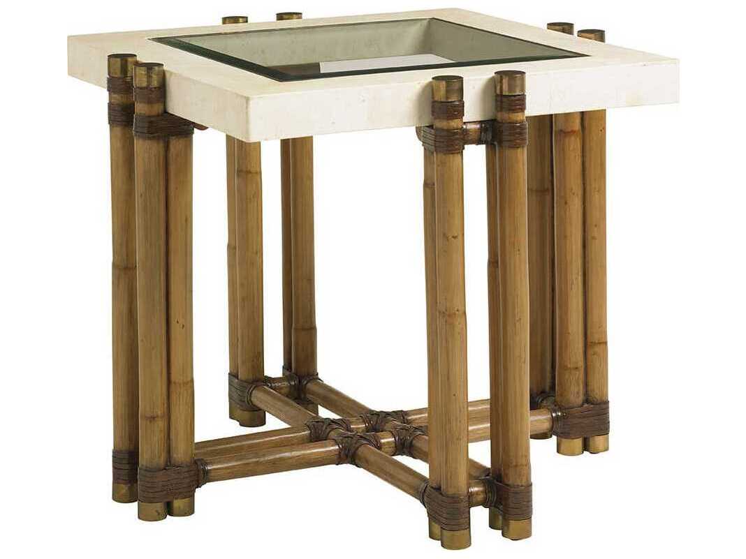 Tommy Bahama Twin Palms Los Cabos Square End Table