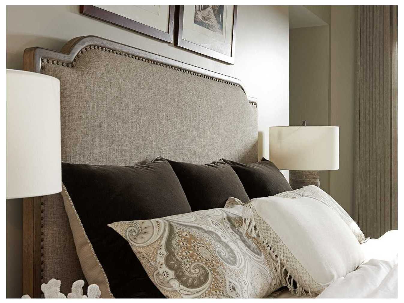 Tommy Bahama Cypress Point Stone Harbour Upholstered King Panel Bed