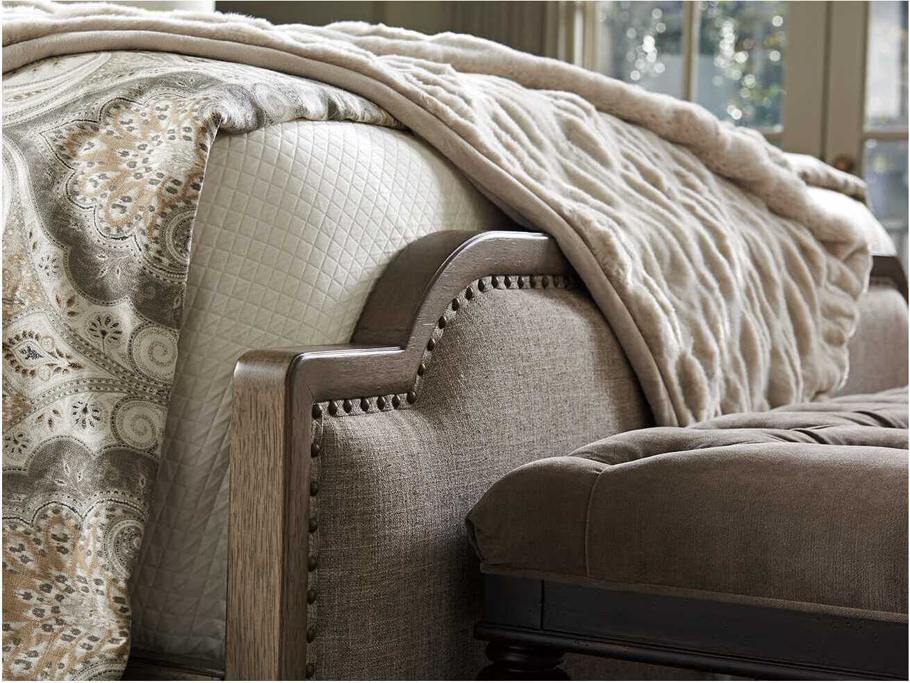 Tommy Bahama Cypress Point Stone Harbour Upholstered King Panel Bed