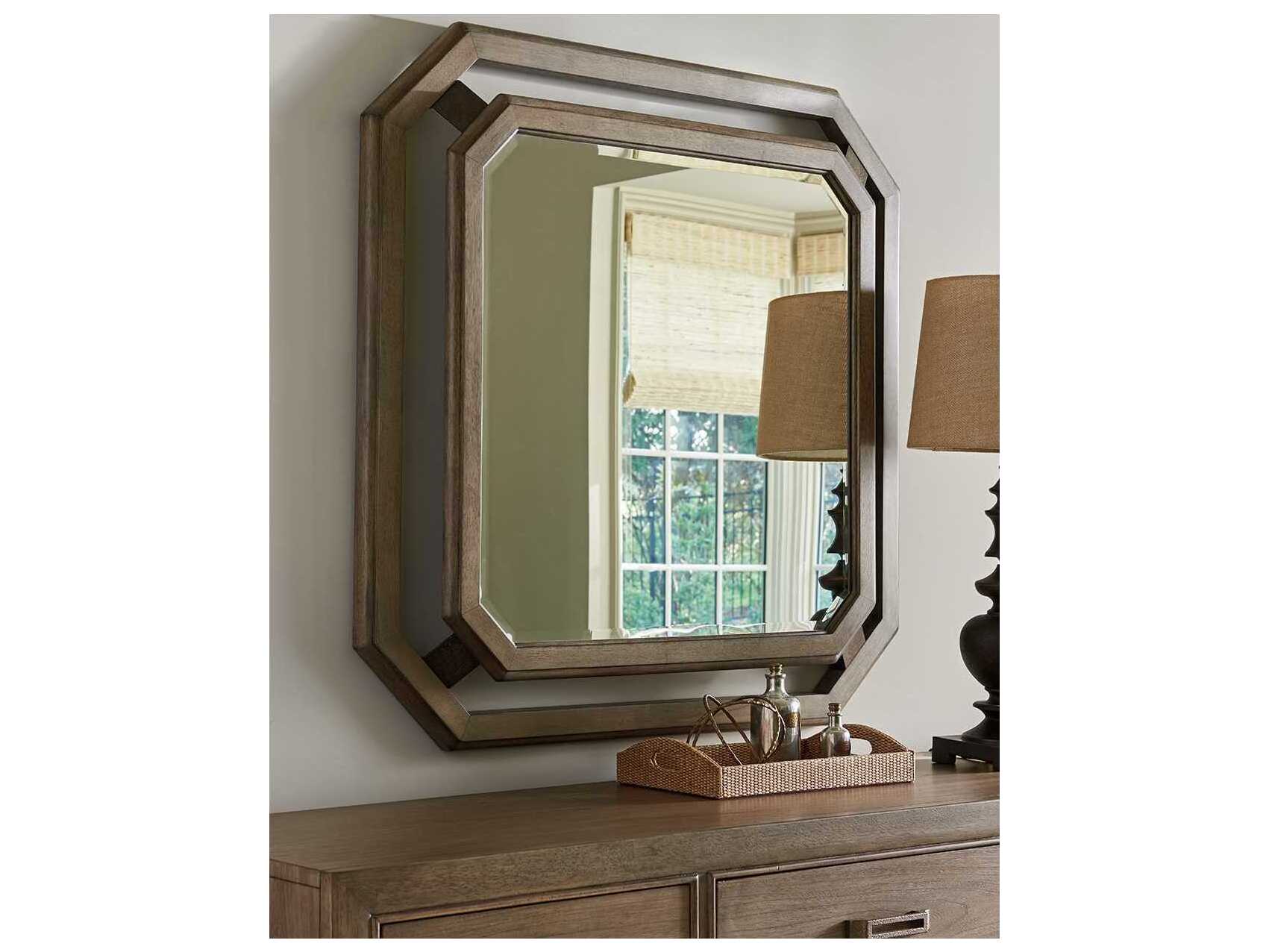 Tommy Bahama Cypress Point Callan Square Wall Mirror