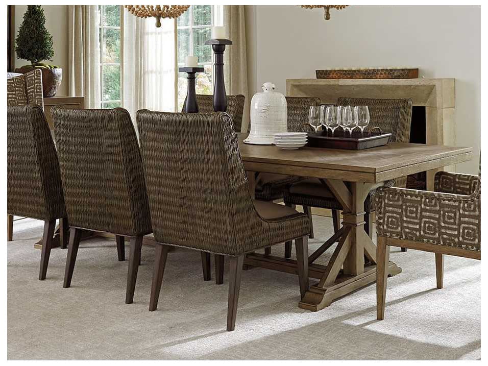 Tommy Bahama Cypress Point Rectangular Pierpoint Dining Table