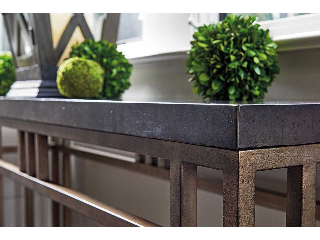 Tommy Bahama Cypress Point Montera Travertine Rectangular Console Table