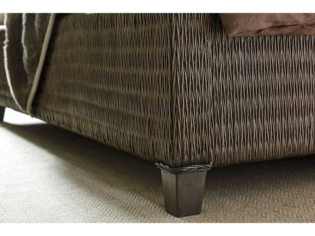 Tommy Bahama Cypress Point Driftwood Isle Woven Platform California King Platform Bed