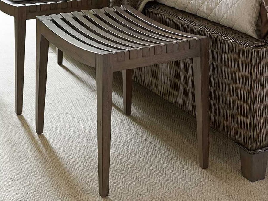 Tommy Bahama Cypress Point Brown Accent Stool