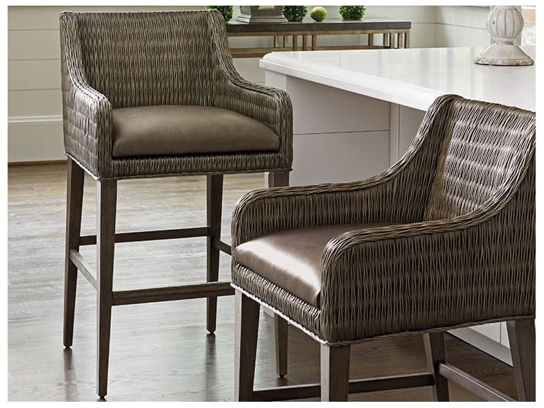 Tommy Bahama Cypress Point Turner Woven Bar Stool