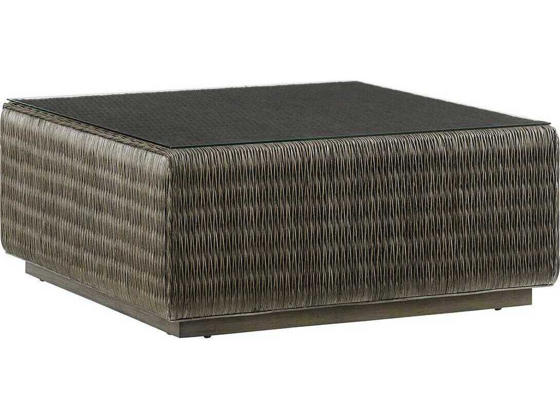 Tommy Bahama Cypress Point Seawatch Woven Square Coffee Table
