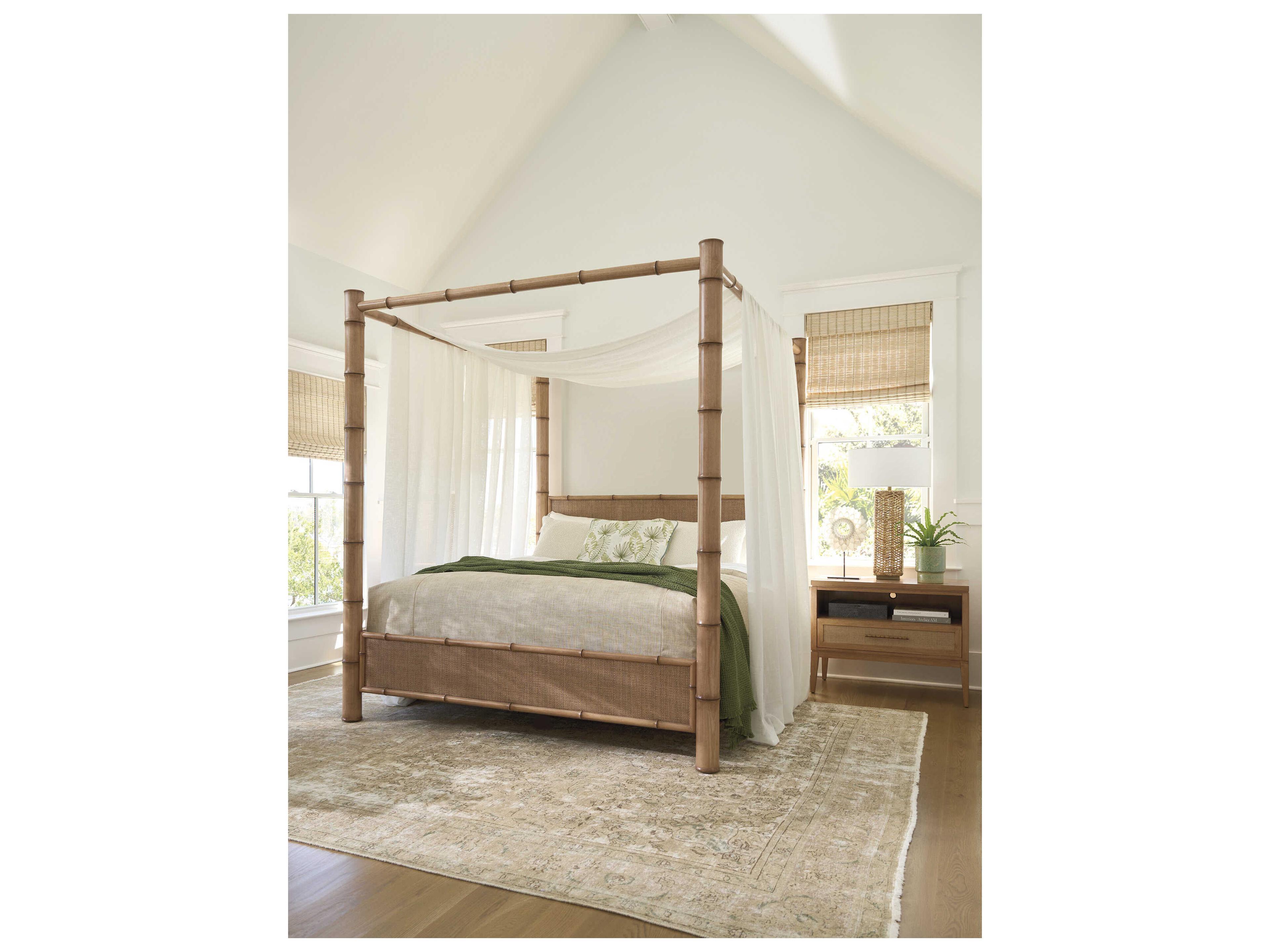 Tommy Bahama Key Biscayne 1-Drawer Brown Nightstand