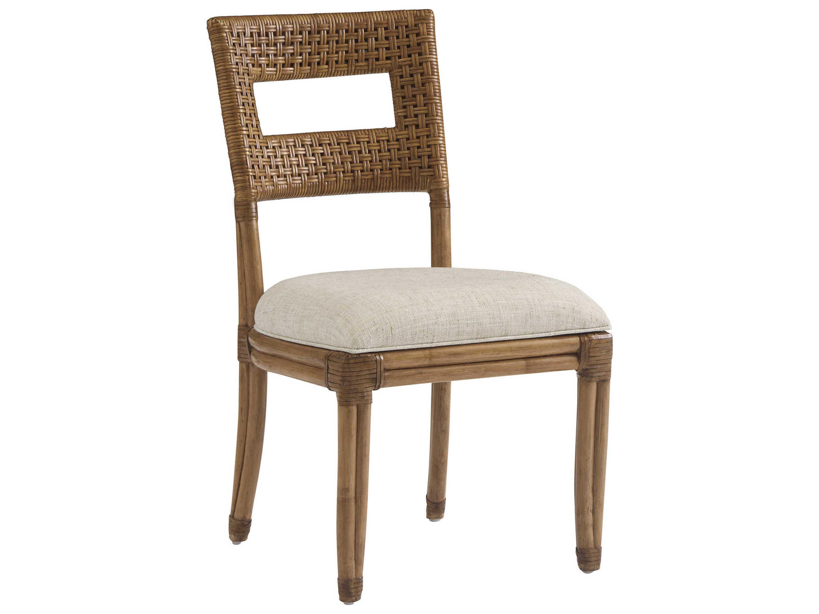 Tommy Bahama Key Biscayne Beige Upholstered Armless Dining Chair
