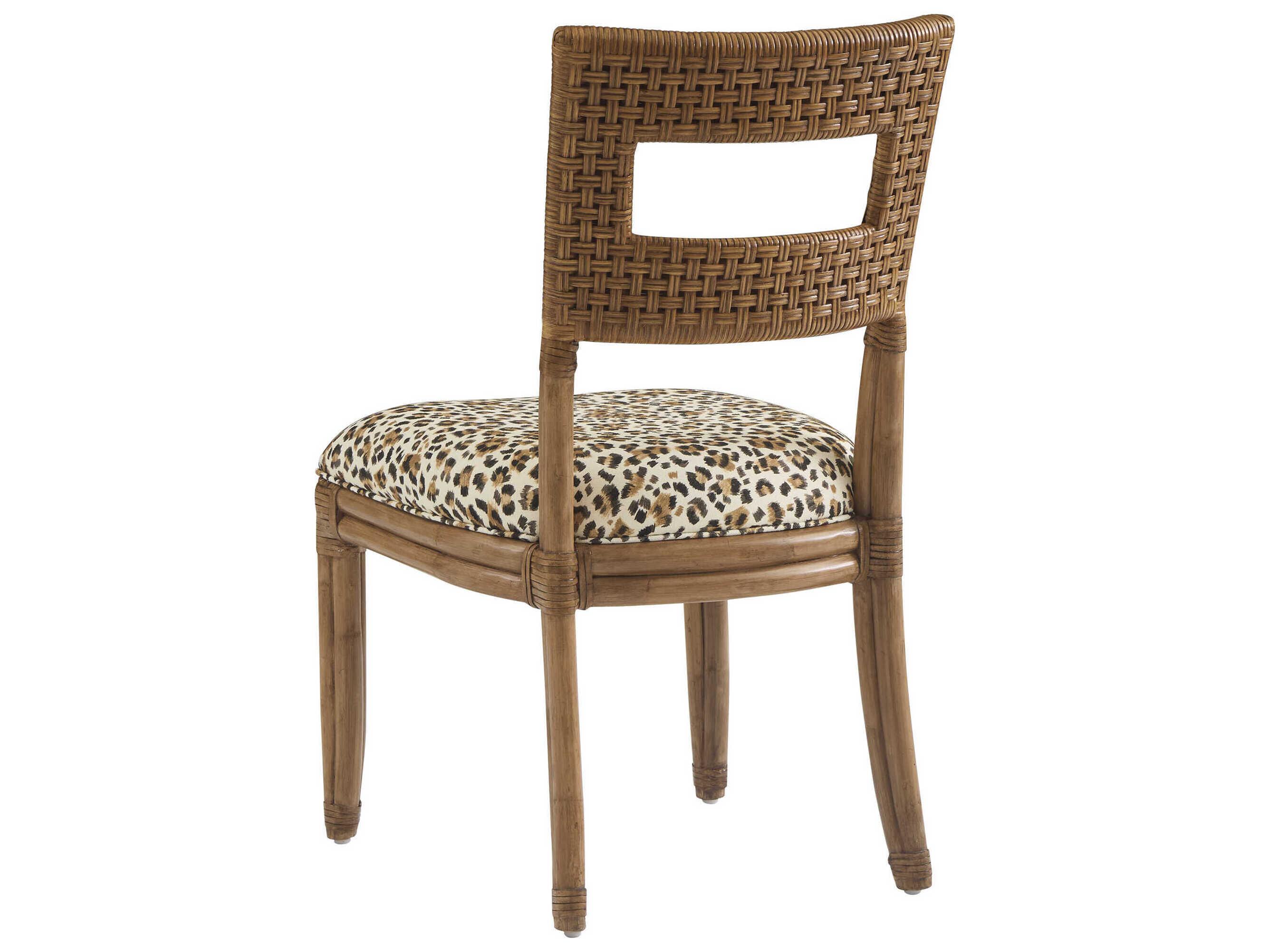 Tommy Bahama Key Biscayne Brown Upholstered Armless Dining Chair