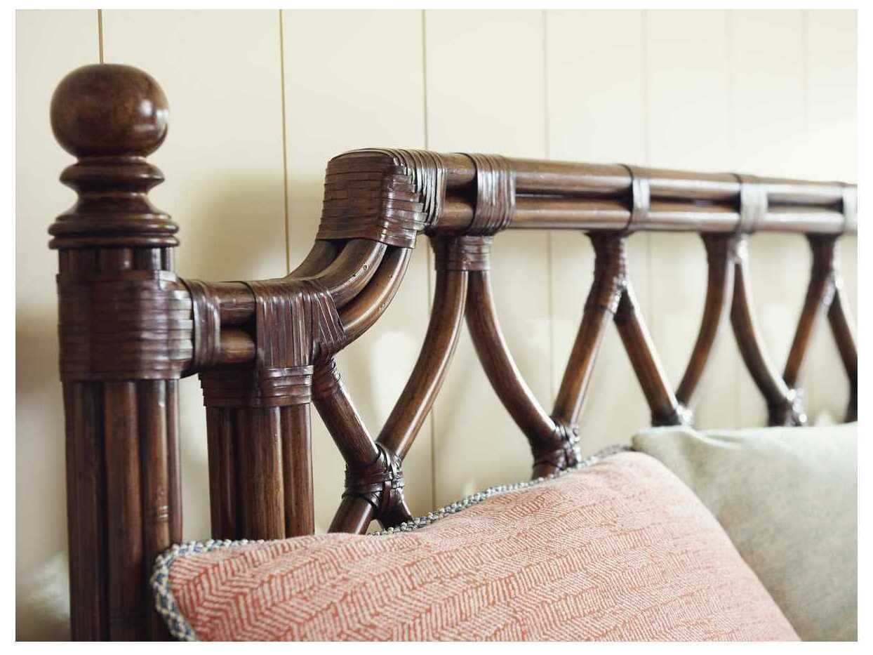 Tommy Bahama Bali Hai Island Breeze Rattan California King Poster Bed