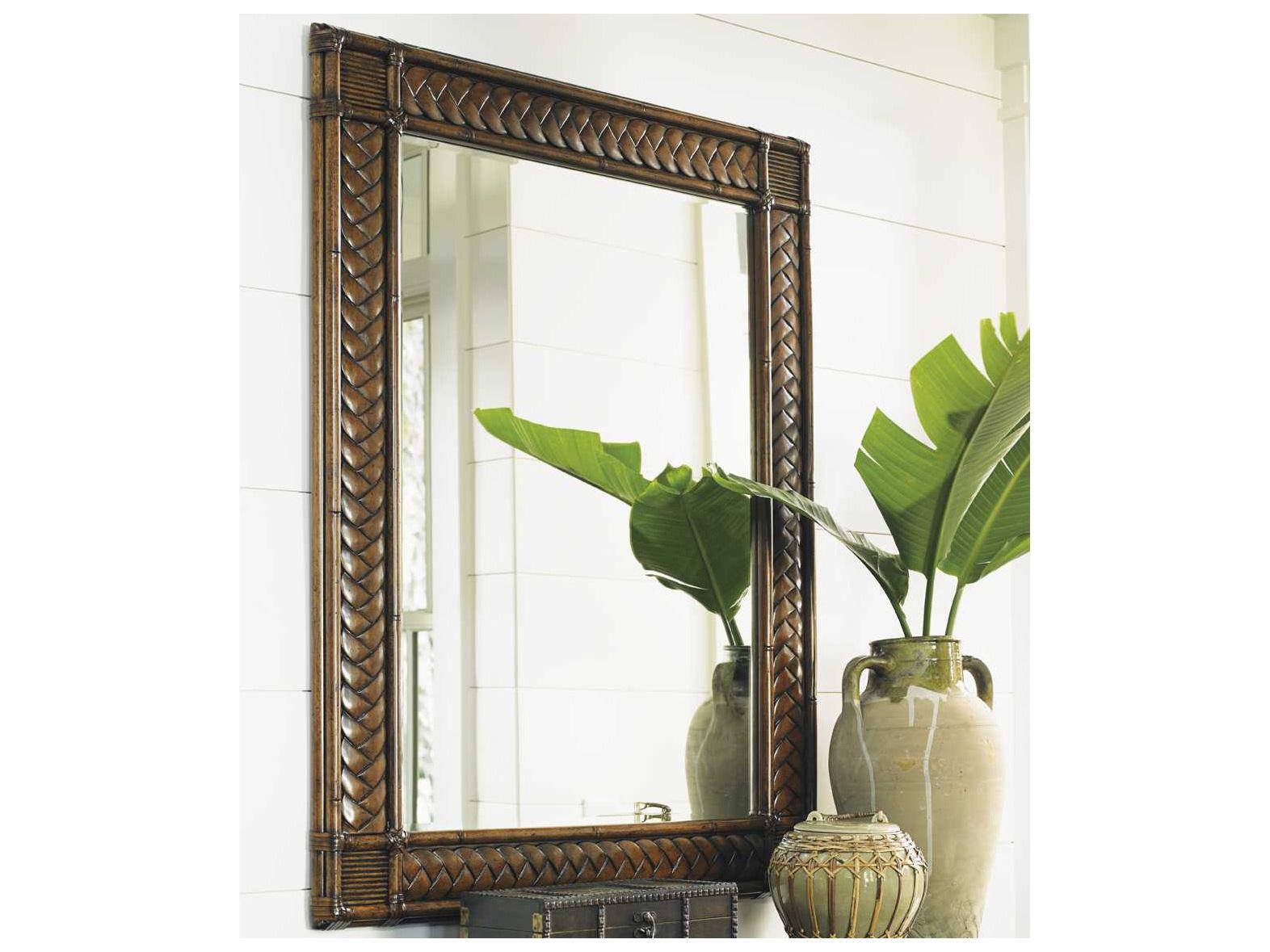 Tommy Bahama Bali Hai Sunrise Landscape Rectangular Wall Mirror