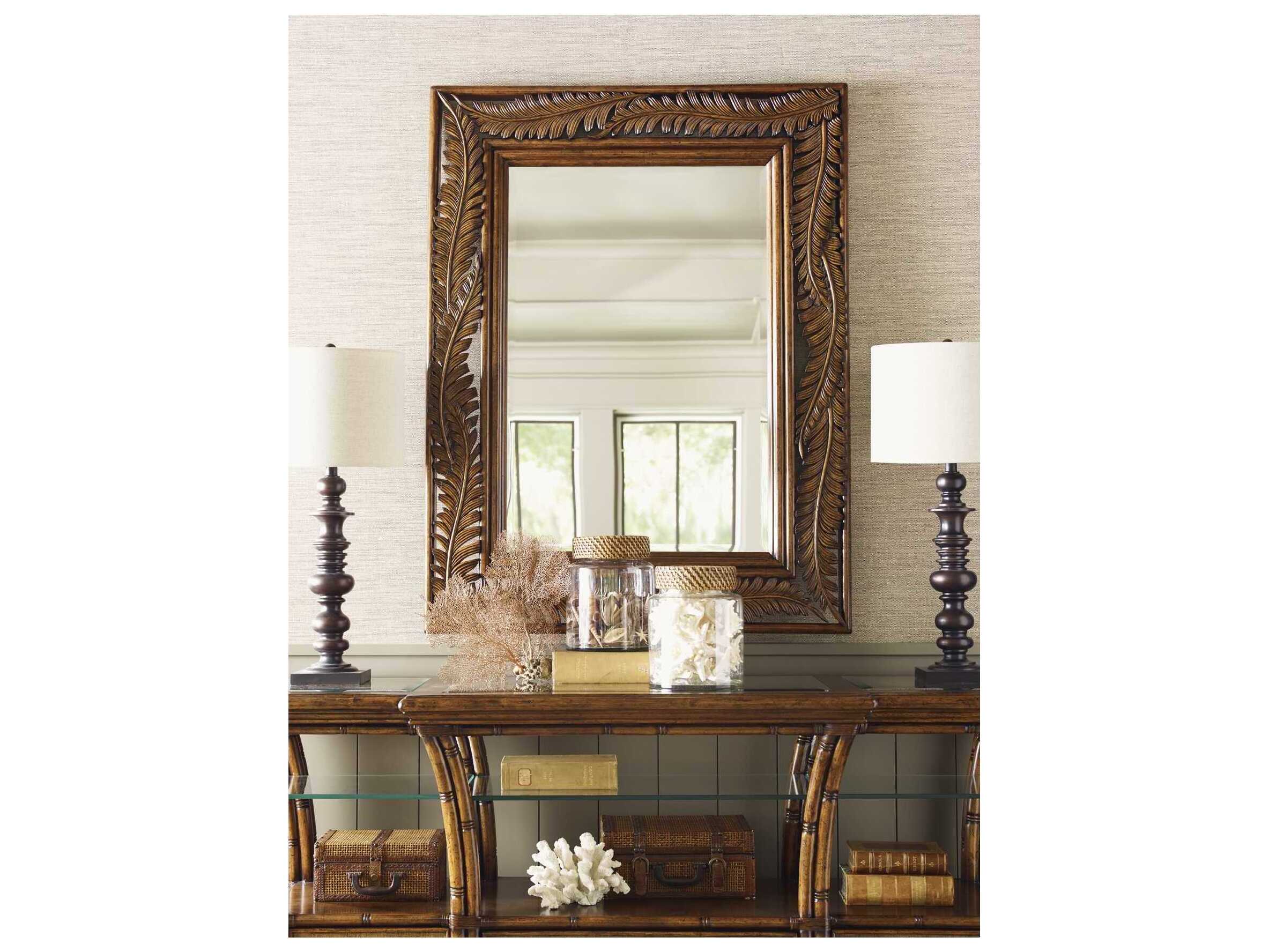 Tommy Bahama Bali Hai Seabrook Landscape Rectangular Wall Mirror