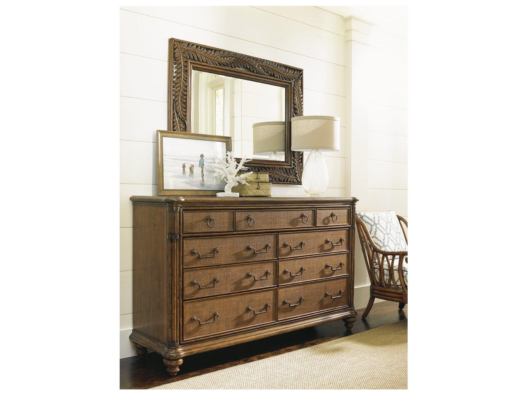 Tommy Bahama Bali Hai Costa Sera 9 - Drawer Triple Dresser