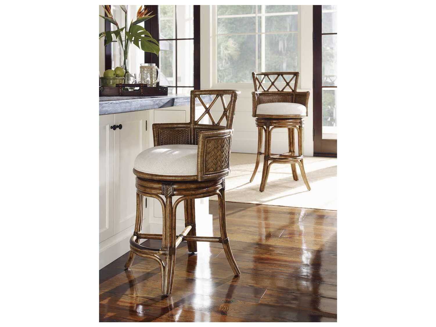 Tommy Bahama Bali Hai Kamala Bay Swivel Counter Stool