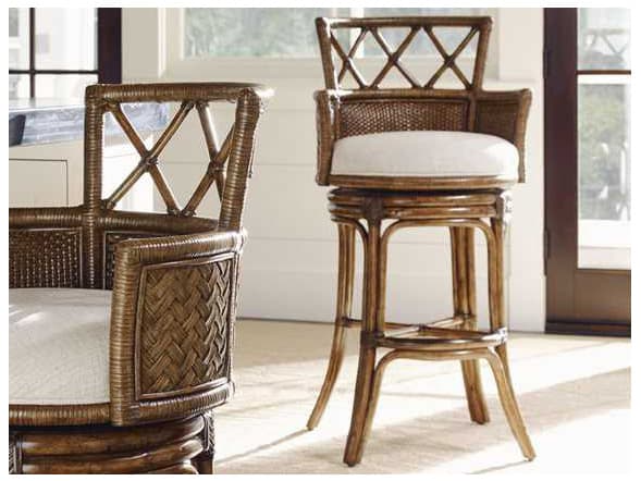 Tommy Bahama Bali Hai Kamala Bay Swivel Bar Stool