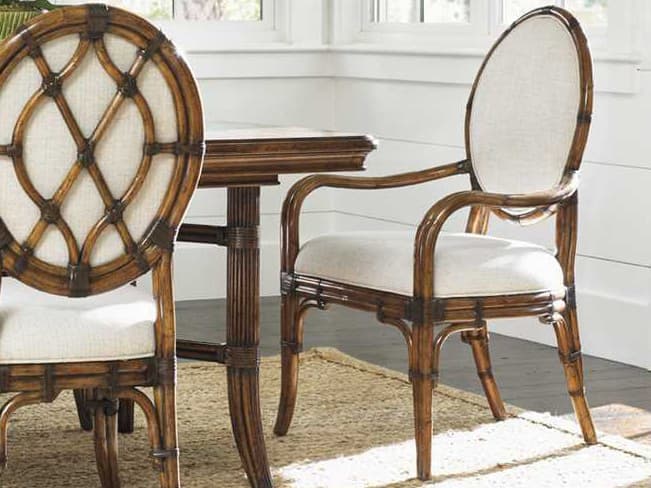 Tommy Bahama Bali Hai Gulfstream Oval Back Dining Arm Chair
