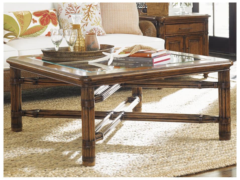 Tommy Bahama Bali Hai Capri Square Coffee Table