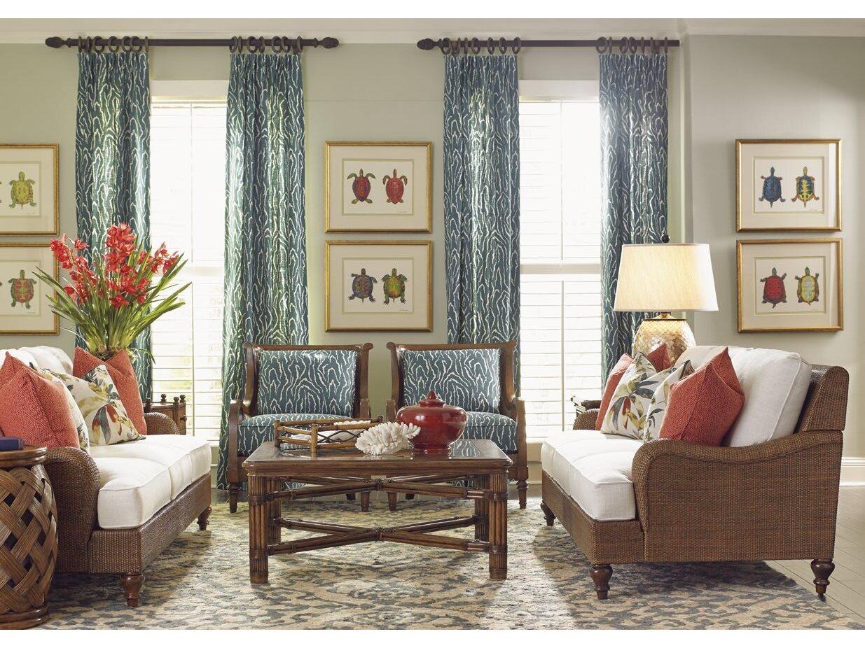 Tommy Bahama Bali Hai Capri Square Coffee Table