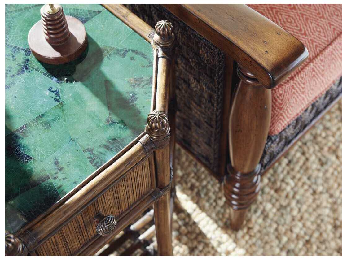 Tommy Bahama Bali Hai Flamingo Octagonal End Table