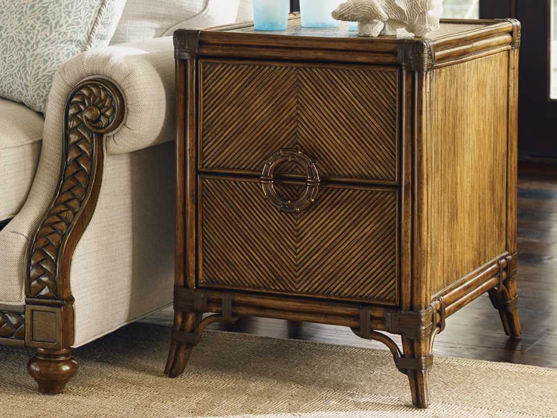 Tommy Bahama Bali Hai Bungalow Chairside 2 - Drawer Nightstand