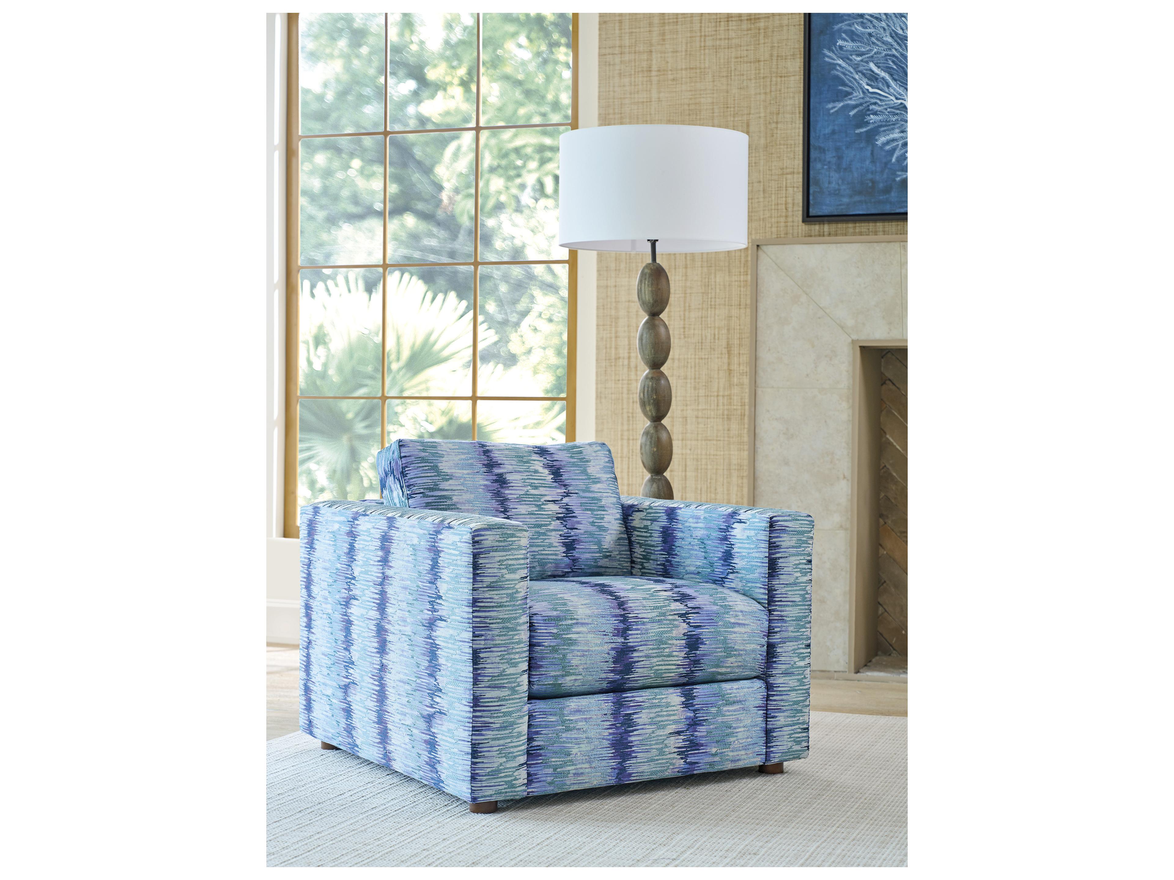 Tommy Bahama Key Biscayne Blue Accent Chair